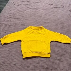Zara Kids Yellow Sweatshirt